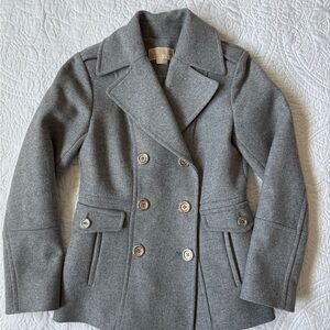 Michael Kors Classic Gray Pea Coat (women’s small)